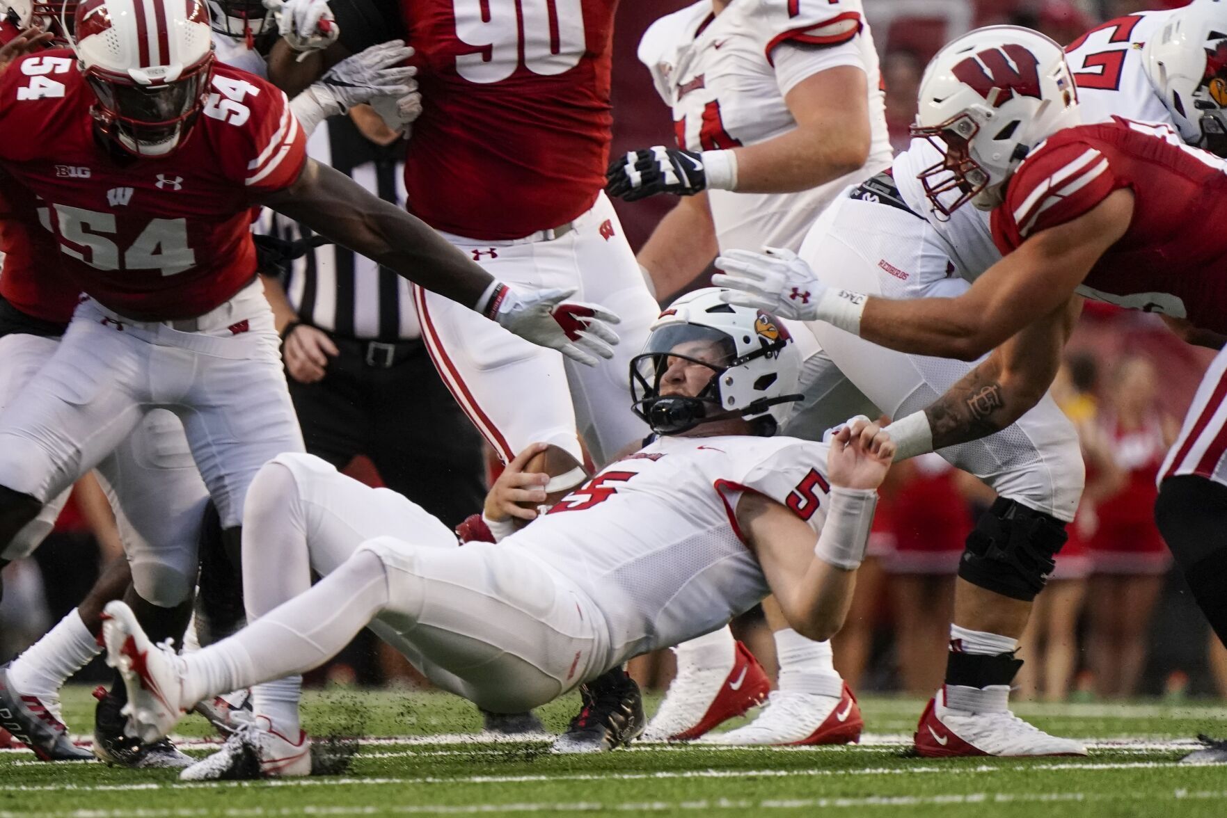Illinois Saint Wisconsin football